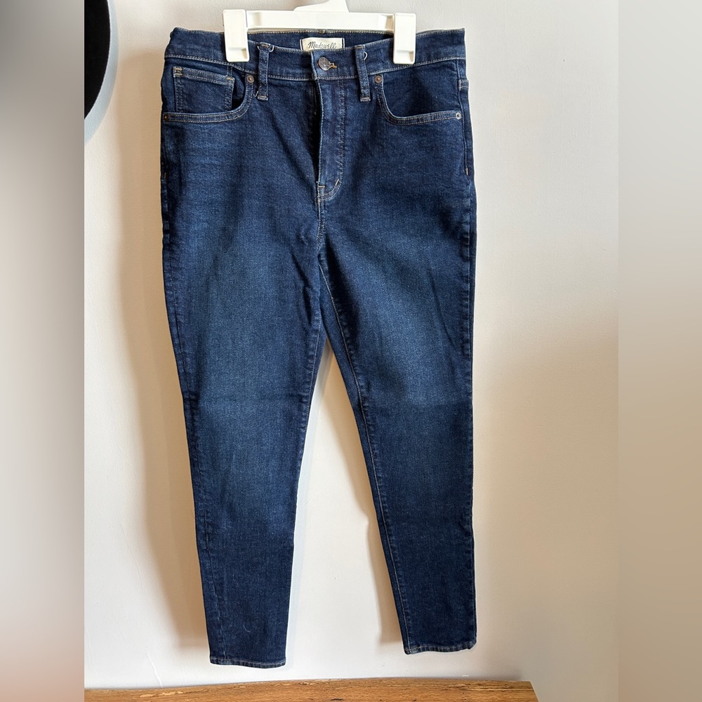 Madewell 9” Mid-Rise Skinny Jeans Dark Wash Size 30